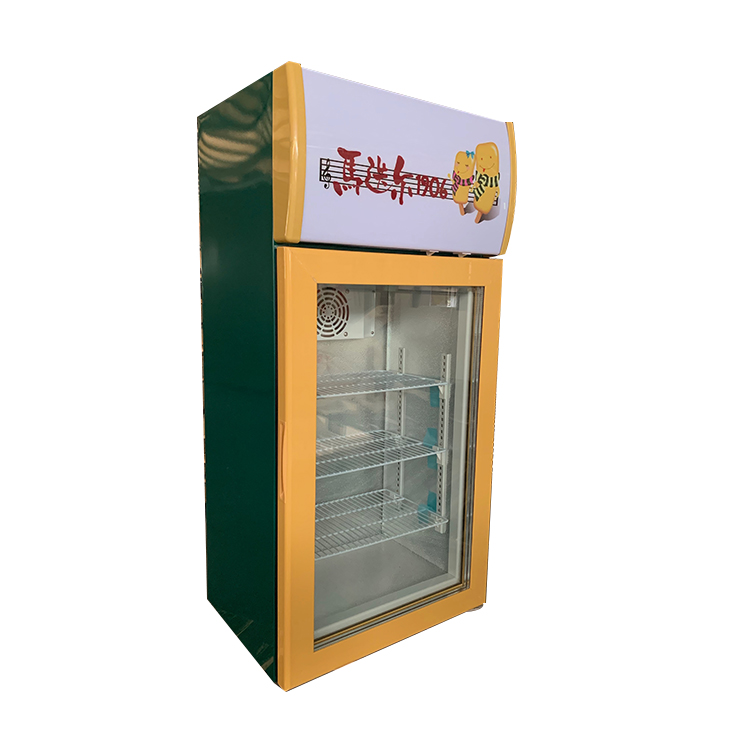 Congelador de exhibici&oacute;n vertical para helados de uso comercial